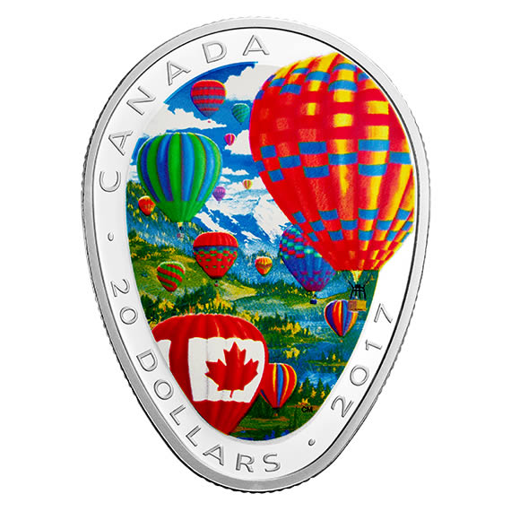 RCM-New-Release:-2017-1-Oz.-Pure-Silver-Coloured-Coin---Hot-Air-Balloons